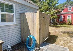 Enclosed Outdoor Shower