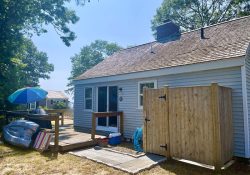 Rear Deck and Enclosed Shower