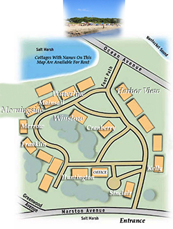 Harbor Village Cottage Location Diagram